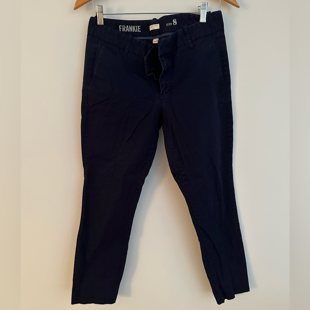 J.Crew Frankie Pant, Blue 8 (Medium, M)